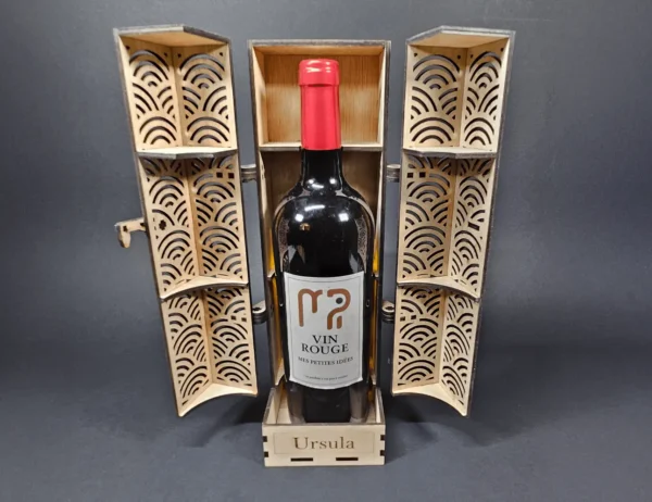 Boite a vin fenêtre 75cl