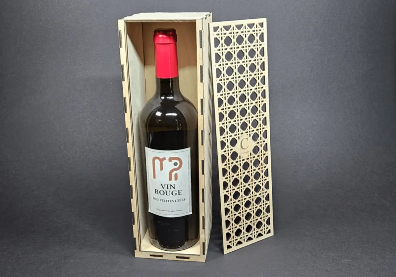 Boite a vin coulissante 75cl